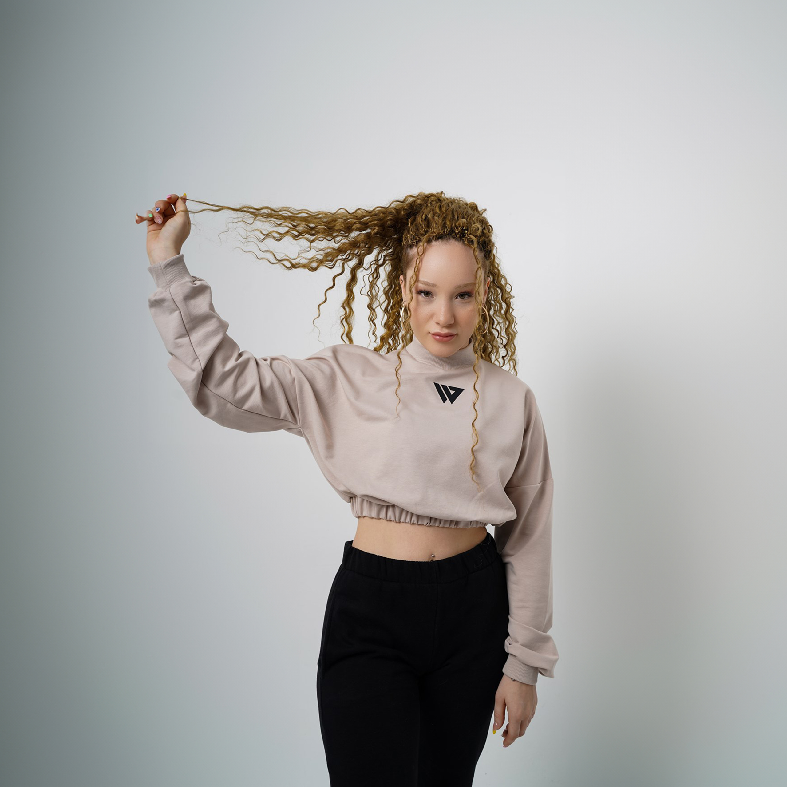 Telepathy Crop Sweatshirt - WUNGEN | Life, consisting of living and dying, is tasked with leading you to your choices of right and wrong. Guiding this are the thoughts that make you who you are. You are you, with your mistakes as well as your truths. With all that you are, you're beautiful!